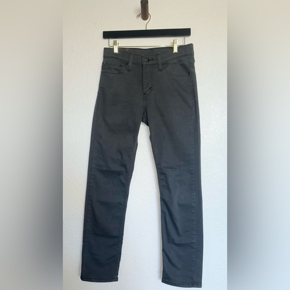 Levi's Men's 511 Slim Fit Jeans Stretch Dark Charcoal Grey 28W X 30L - Picture 3 of 14